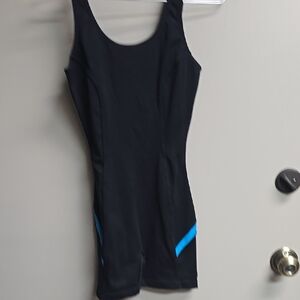 Black and Blue Swimsuit